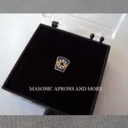 Mark Keystone Blue Enameled Lapel/Tie Pin (UnBoxed)(MA4820-A)