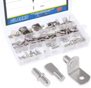 110-Pieces Nickel Plated Shelf Bracket Pegs Cabinet Furniture Shelf Pins Support