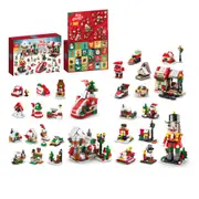 24 Days Christmas Advent Calendar Countdown Calendar Kids Christmas Building Blocks Playsets Blind Box Xmas Gift