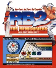 Real Bout 2 Fatal Fury The Newcomers Neo Geo Arcade Marquee