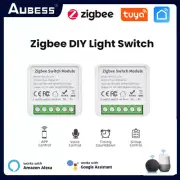 Tuya Zigbee 1/2/3/4 Gang Smart Switch Module 2 Way Control DIY Breaker Smart Hom