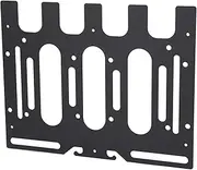 Alloy Steel Wall Mount Shelf Bracket, Battery Charger Holder for DC18RC DC18RD DC18RF DC18SD with Hooks, Workshop and Garage Organizer