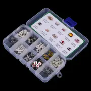 250Pcs 10 Types Tactile Push Button Switch Car Keys Button Touch Microswitch_Z8