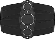 [BlackButterfly] 7 Inch Wide Lattice Corset Waspie Elastic Waist Belt