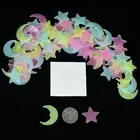 Stickers Moons Night Art Plastic Beauty Removable Glow In The Dark Kids