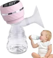 Electric Breast Pump - Cordless Breast Pump - Automatic Pumping Device With 3 Modes 9 Levels LED Display, Low Noise Strong Suction, Anti-Backflow For Moms