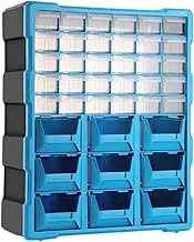 Dickly 39 Drawers Storage Cabinet Parts Hardware Organizer Portable Chest Case Tool Box for Fishing Tackle Beads Kids Playroom
