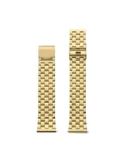 Exquisite Gold Steel Watch Strap