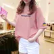粉色純棉短袖t恤女夏季2023新款韓版寬松顯瘦圓領半袖上衣ins潮牌