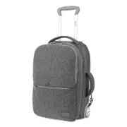 J WORLD NEW YORK Rover Carry-On Backpack w/Wheels. Rolling Laptop, Grey, One ...