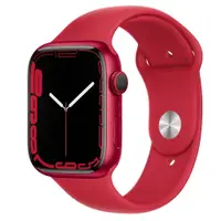 在飛比找樂天市場購物網優惠-Apple Watch S7(GPS)紅色鋁金屬錶殼配紅色運