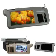 7" Car Sunvisor Rear View Mirror Screen DVD/VCD/GPS/TV Right/ Left Sun Visor