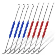 8 Pcs Pointed Scriber, Metal Scribe Tool Hook & Pick Tool Set Straight 459065