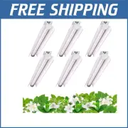 6-Pack Full Spectrum LED Grow Lights – 180W, 1000W Equivalent, Linkable Strips