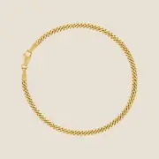 14k 2.5MM Miami Cuban Link Bracelet