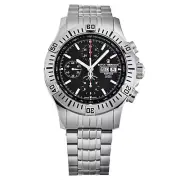 Revue Thommen Men's 'Air speed' Black Dial Chrono Automatic Watch 16071.6139