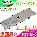 SONY VGP-BPS36 電池(原裝) 索尼 VAIO DUO 13 CONVERTIBLE TOUCH 13.3吋