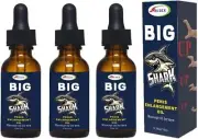3Pcs Men's Enlargement Oil Increase XXL Growth Enlarge Massage Oil for Male 10ML