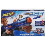 Nerf Elite Rampage Dart Blaster Blue Sonic Ice Kids Toy Gun