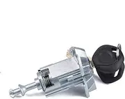 Left Driver Door Lock Assembly Key Cylinder Barrel with 1 Repair Kit with 2 Key for BMW X5 E53 51217035421 Ignition Lock Cylinder