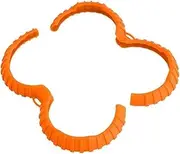 Drone Propeller Guard,Lightweight Anti Collision Shock Absorbing Propeller Protective Cover, for Drone (Orange) Drone Propeller Guard
