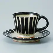 Wansara Tianmu Ten Grass Coffee c/s [Goods: One x1 / R8x6.7cm 200cc Dish x1 / R14.3cm Box: 16.5x16.5x9cm] 460g Hahako Mino Gift Gift Gift Family Celebration