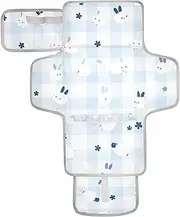 Reusable Diaper pad with Tissue Pocket Portable Diaper Changing pad with Built-in Pillow