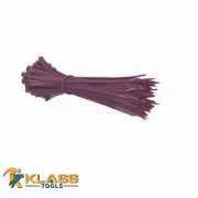 8" x 3 mm Heavy Duty Purple Zip Ties, Cable Ties