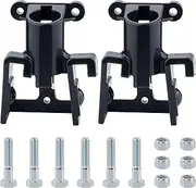 2PCS Gladhand Holder, Dazakoot Gladhand Bracket with Bolts and Nuts, Single Plugs and 2 Gladhand Holder for Semi Truck,Air Brake Coiled and Electric Power Cable Organizer Bracket w/Mounting Kit