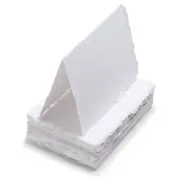 Handmade Deckle Edge Tent Cards – Folded to 3.5" x 2" – 150 GSM - 50-Pack – T...