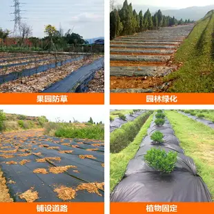 pe防草園藝地布大棚地布除草墊防草地膜除草布果園防草布