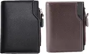 [Veasbuu] Compact Card Holder, Zipper Wallet Men, Multi-Card Wallet, Money Clip Wallet, Vertical Credit Card, Small Wallet Zipper, Snap Button Wallet, Card Holder Wallet, Zipper Card Holder, Men’s Money Clip