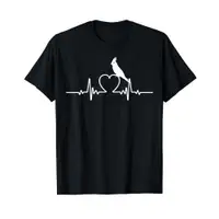 在飛比找蝦皮購物優惠-棉質 T 恤玄鳳鸚鵡襯衫,心跳鸚鵡襯衫 2022 Flash