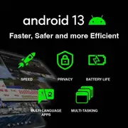 Laser 10 inch 4G Tablet + Earbuds & Case, Android 13, HD IPS