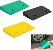3" 4" 5" Height Curb Ramp, Wheelchair Threshold Ramp, Non-Slip Driveway Ramp, Kerb Ramp for Scooters Cars Trailer Truck Bike(Black,50 * 27 * 10cm/20 * 10.5 * 4")