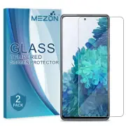 [2 Pack] Galaxy S20 FE Tempered Glass Premium 9H HD Screen Protector by MEZON
