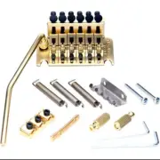 Genuine Floyd Rose Special Series Tremolo Bridge set GOLD & Brass Block & R2 Nut