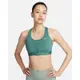 NIKE AS W NK DF SWOOSH PDED FZ BRA 女運動內衣-藍-FN2732361