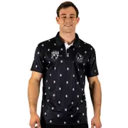 AFL 'Mulligan' Golf Polo - Collingwood Magpies - Adult - Mens - Polo