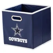 Franklin Sports NFL Dallas Cowboys Collapsible Storage Bin NFL Folding Cube