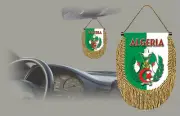 ALGERIA REAR VIEW MIRROR WORLD FLAG CAR BANNER PENNANT