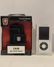NEW APPLE IPOD NANO SILVER 4TH GENERATION 16 GB WITH CASE MB903LL UNOPENED BOX