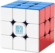 Willking Moyu Super RS3M V2 2023 UV Coated 3x3 Magnetic Speed Cube (Magic Clothes) moyu Super RS3 M V2 Professional 3x3 Stickerless Magnetic Upgraded of Moyu RS3M 2022 (MagLev Version)