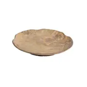 G.E.T. 15004112036 Transform Wood Grain Melamine 12.1" dia. Plate - 6 Each