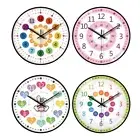 Early Education Learning Clock 8Inch Wall Clock For Children Educational Use