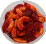 1 pack 4oz chamoy peach rings gummies