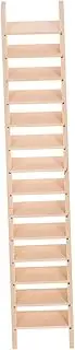 ORFOFE Miniature Ladder Wooden Tiny Ladder 1/12 Scale Mini House Landscape Decoration