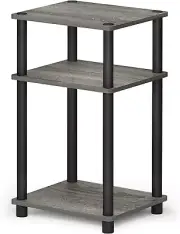 Just 3-Tier Turn-N-Tube End Table / Side Table / Night Stand / Bedside