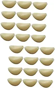 RORPOIR 2sets Garlic Flakes Decor Simulated Garlic Cloves Model Fake Vegetable Props for Supermarket Vegetable Shop Kindergarten 12pcs*2
