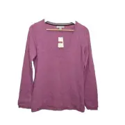 Banana Republic Women’s Pullover Pink Sweater Italian Yarn Wool Blend Size M NWT